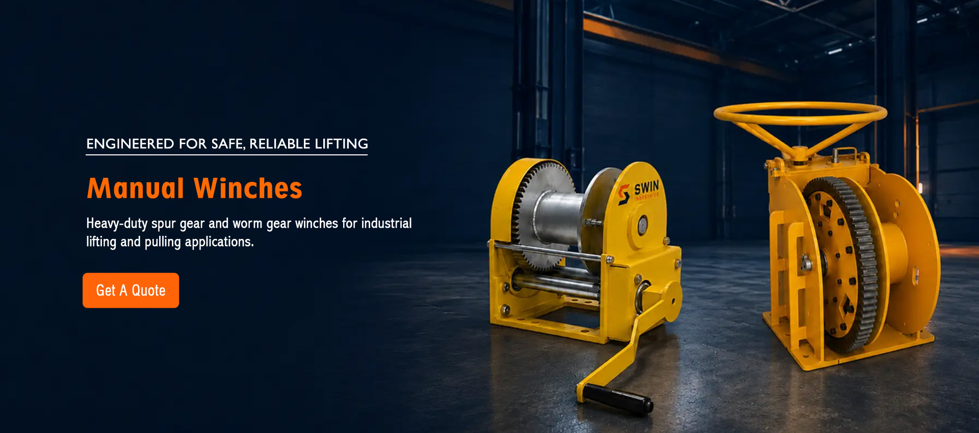 MANUAL HAND WINCHES